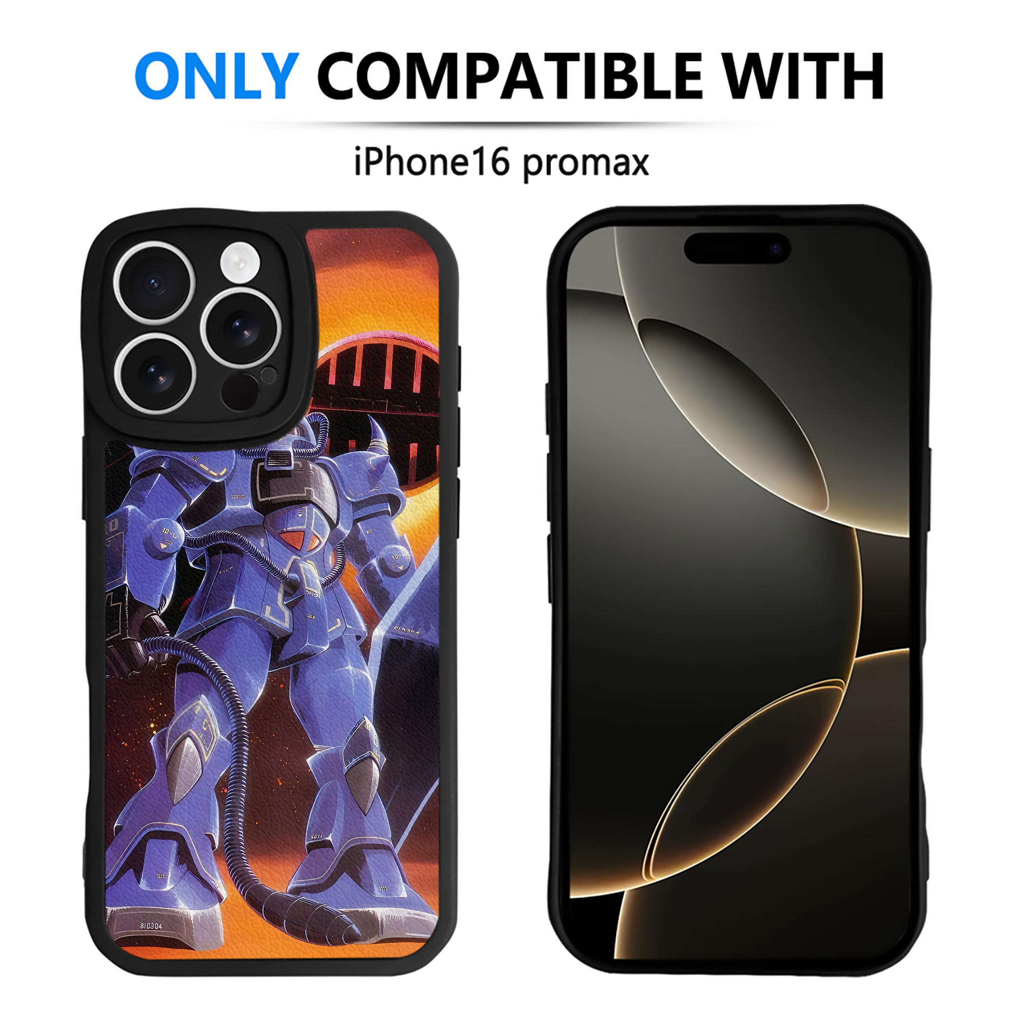 （画像用） 機動戦士ガンダム Mobile Suit Gundam 【iPhone 16シリーズ対応】シリコンスマホケース（レザー調） 材質：シリコン